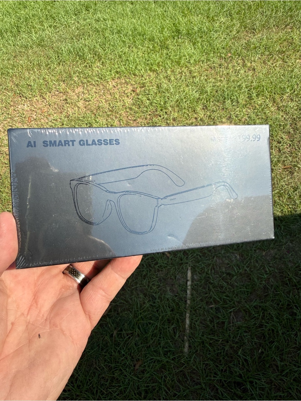 AI Smart Glasses - Black Smart Wearable